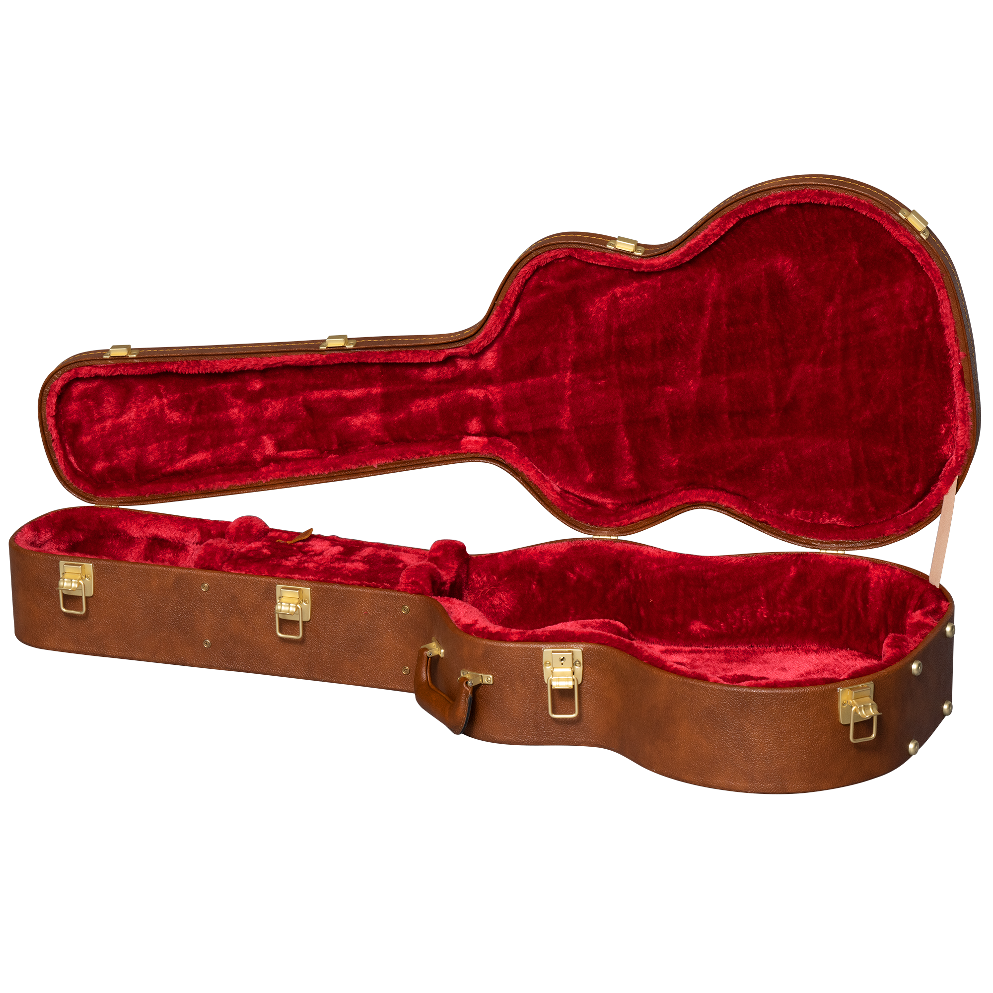 GIBSON ACCESSORIES SMALL-BODY ACOUSTIC ORIGINAL HARDSHELL CASE - BROWN (ASLGCASE-ORG)