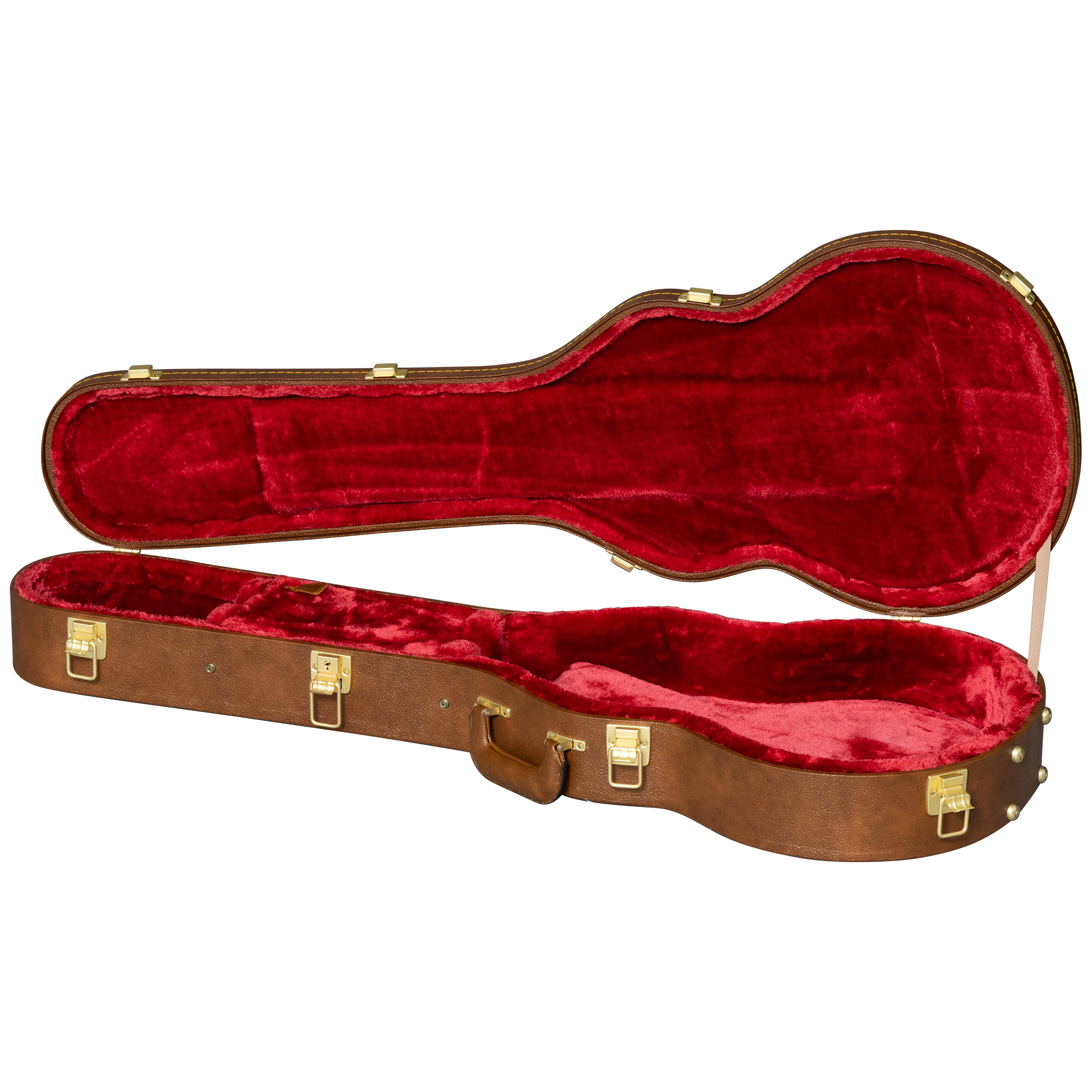 GIBSON ACCESSORIES LES PAUL ORIGINAL HARDSHELL CASE - BROWN (ASLPCASE-ORG)
