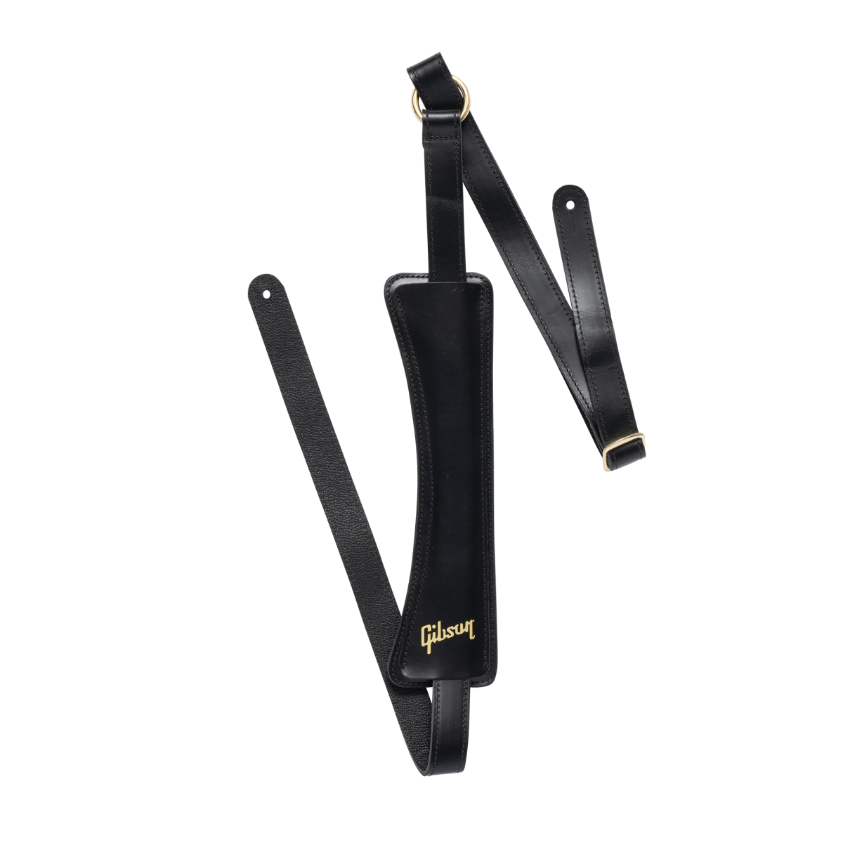 GIBSON ACCESSORIES THE MODERN VINTAGE MINI GUITAR STRAP - BLACK (ASMVM-BLK)