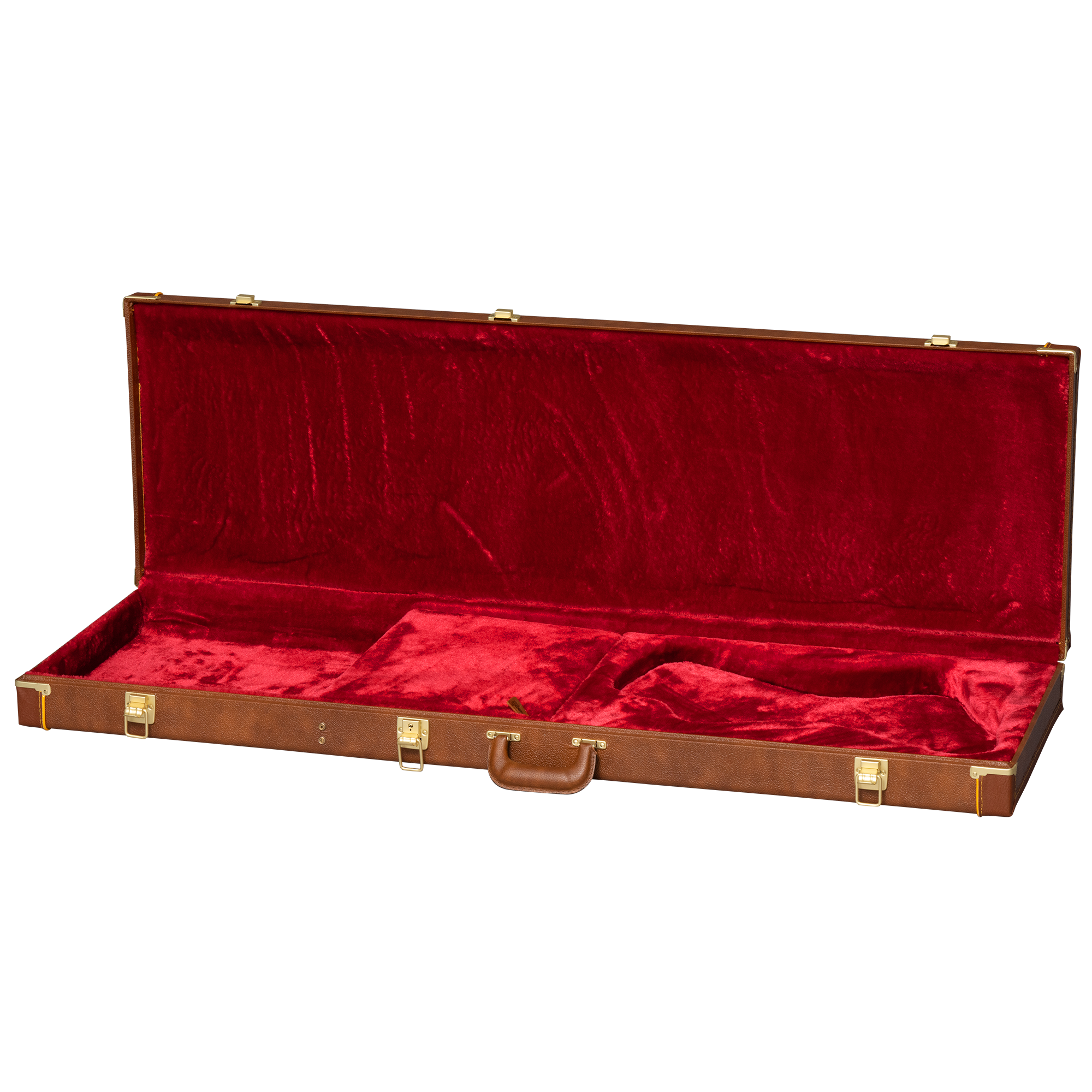 GIBSON ACCESSORIES THUNDERBIRD MODERN HARDSHELL CASE - BROWN (ASTBCASE-ORG)