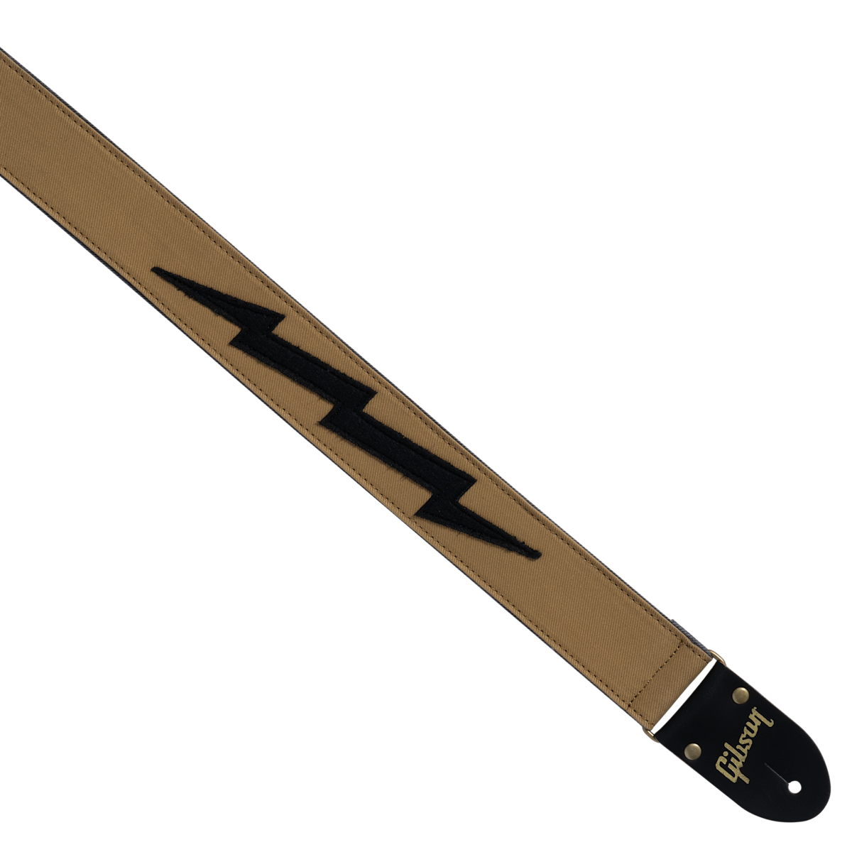 GIBSON ACCESSORIES THE VINTAGE BOLT GUITAR STRAP - TAN (ASVBLT-TAN)