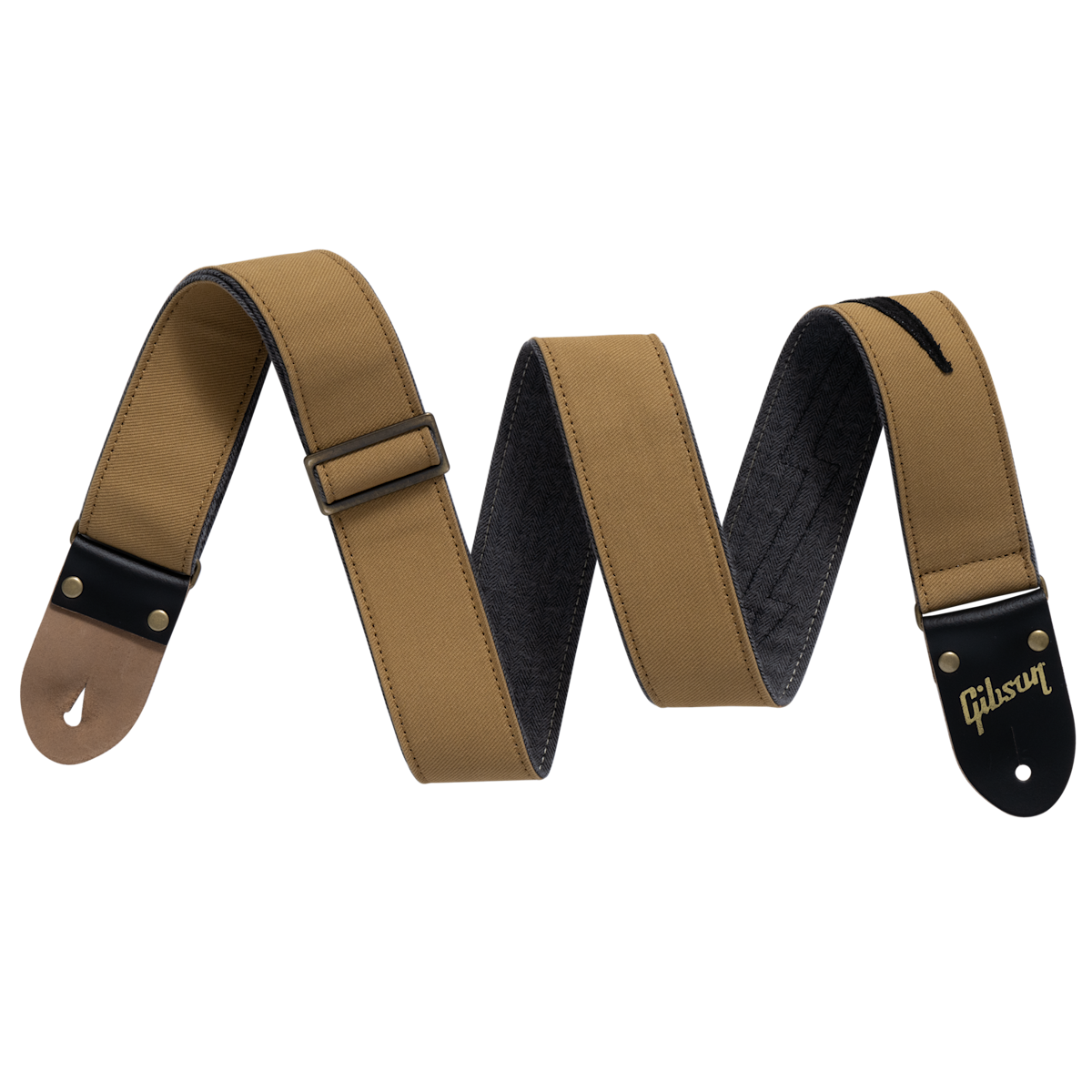 GIBSON ACCESSORIES THE VINTAGE BOLT GUITAR STRAP - TAN (ASVBLT-TAN)