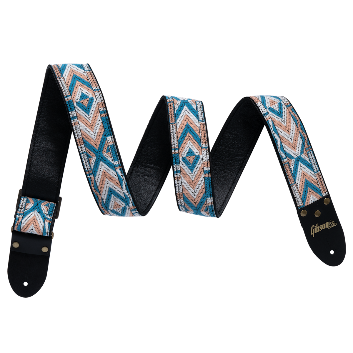 GIBSON ACCESSORIES THE PRISM GUITAR STRAP (ASVS-BLU)