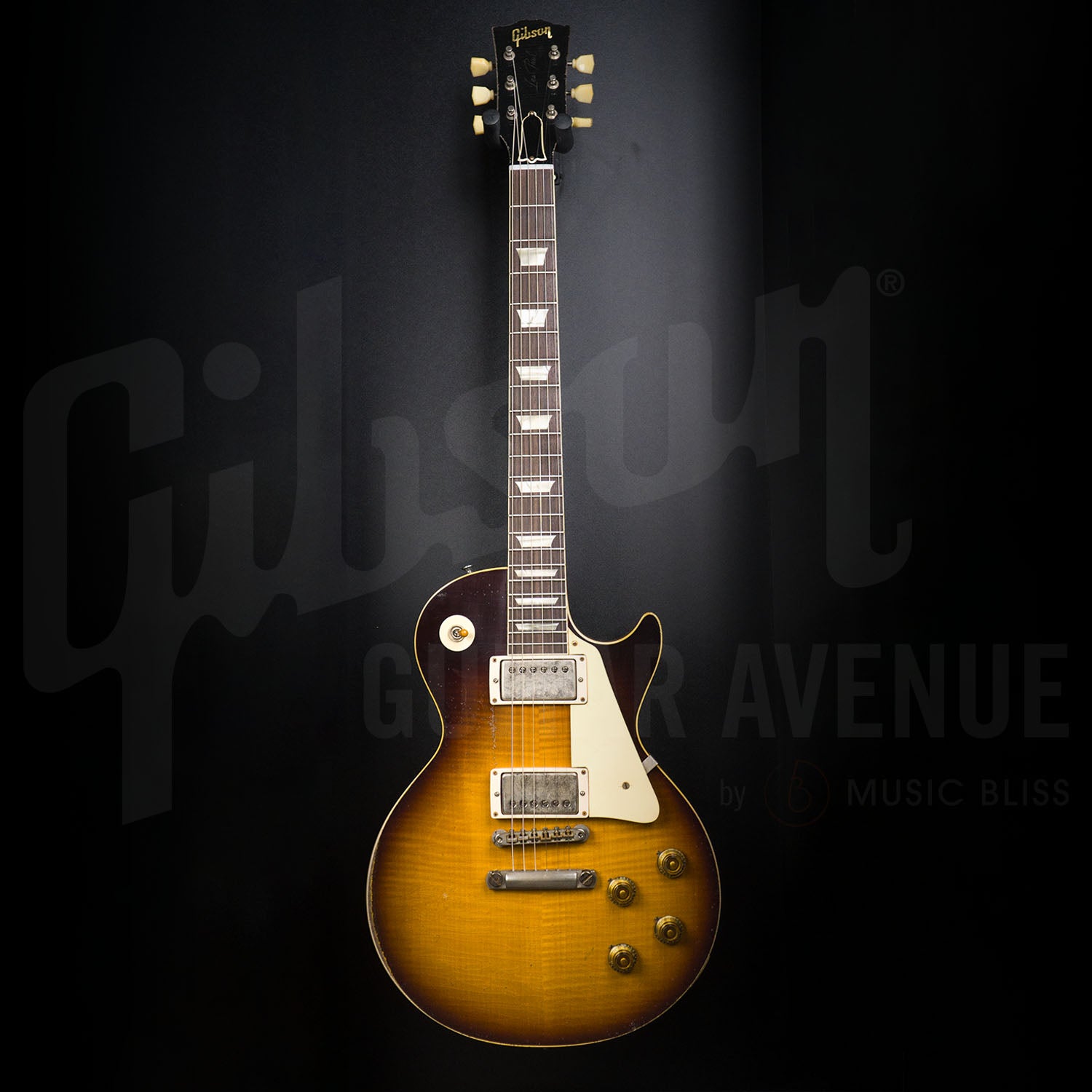 GIBSON CUSTOM LIMITED 59 LES PAUL STANDARD BOTB 58 MURPHY LAB HEAVY AGED NH CUSTOM FINISH