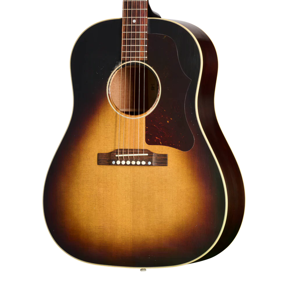 GIBSON ACOUSTIC 1955 J-45 ACOUSTIC GUITAR - VINTAGE SUNBURST, LIGHT AGED