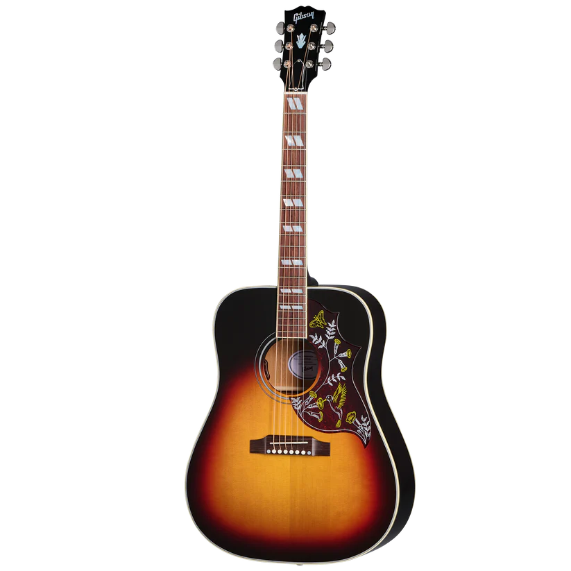 GIBSON HUMMINGBIRD STANDARD ACOUSTIC-ELECTRIC GUITAR - TRI BURST, EXCLUSIVE