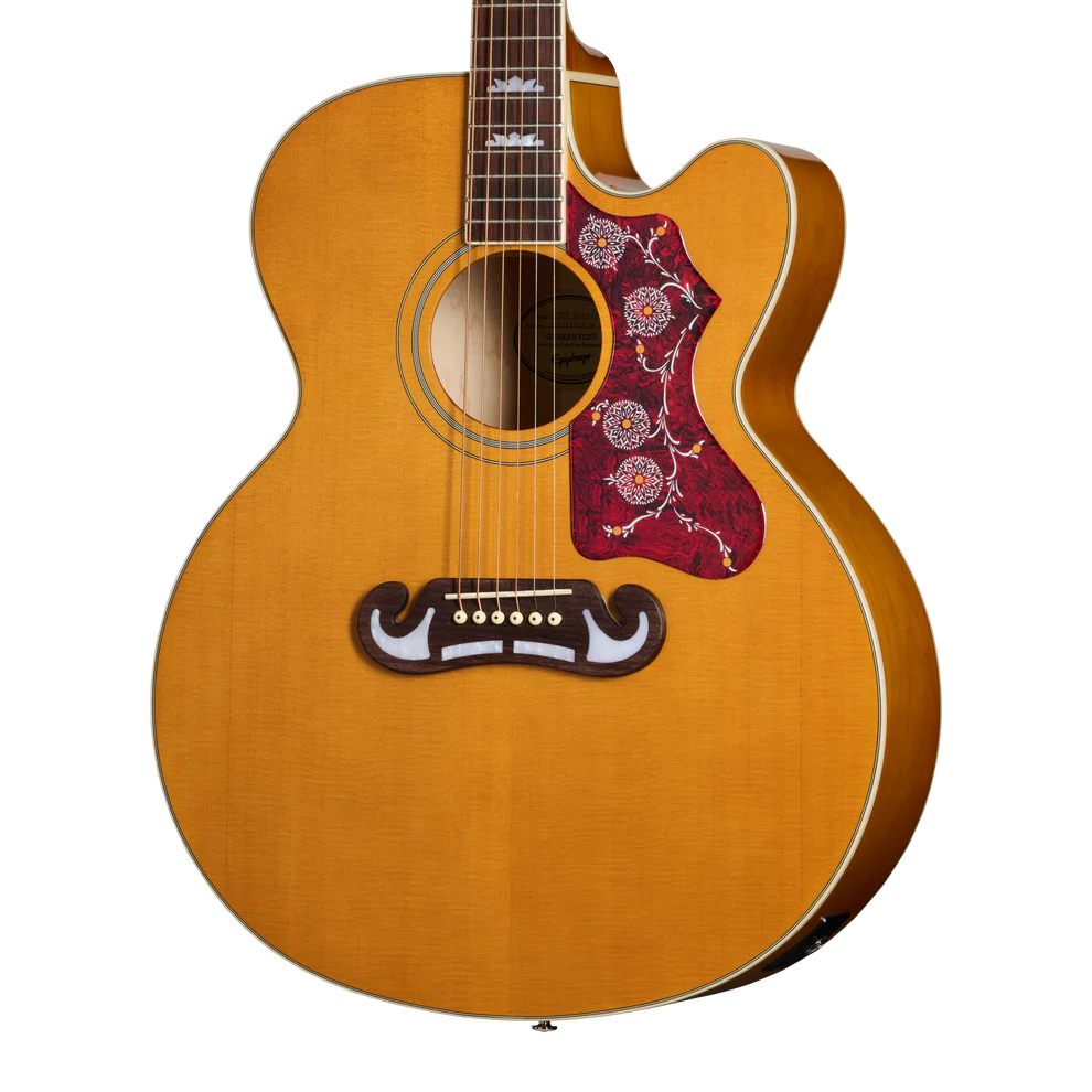 Epiphone J-200 Studio EC Acoustic-Electric Guitar - Antique Natural