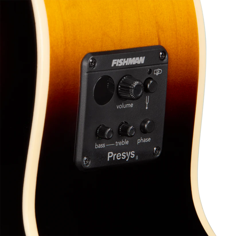 Epiphone J-200 Studio EC Acoustic-Electric Guitar - Vintage Sunburst