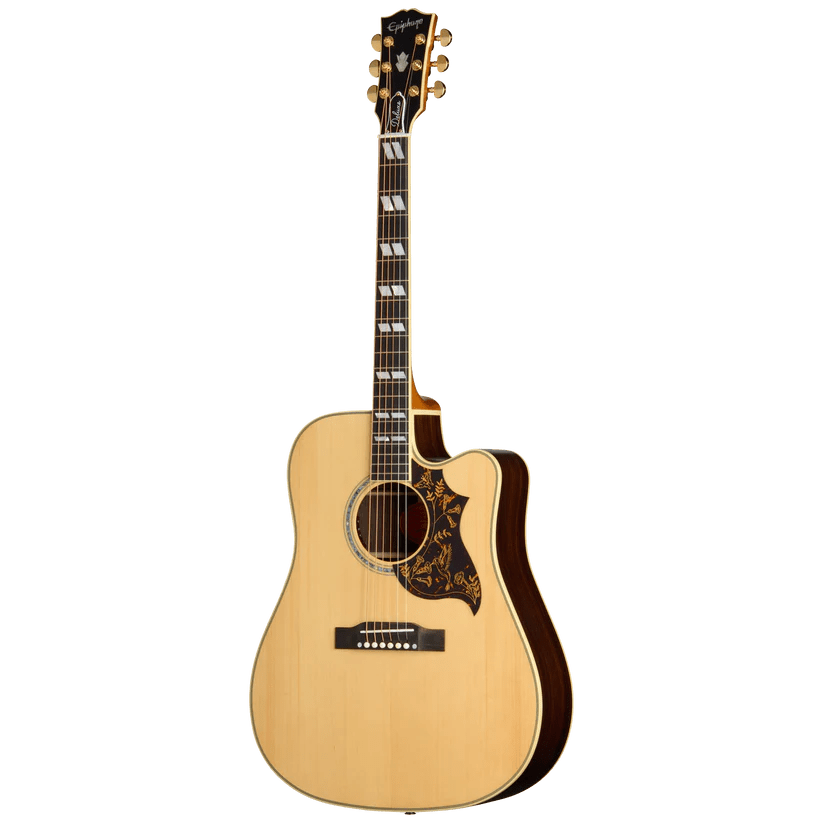 Epiphone Hummingbird Deluxe EC Acoustic-Electric Guitar - Natural