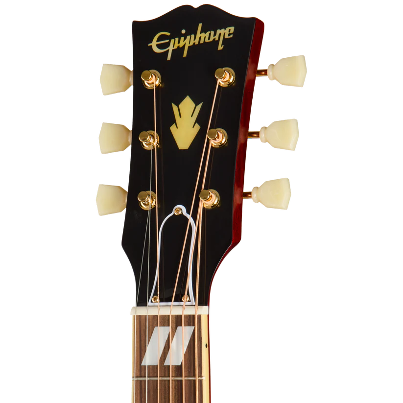 Acoustic-electric Guitar, Left-handed, with Spruce Top, Mahogany Back and Sides, Mahogany Neck, and Rosewood Fingerboard - Cherry Sunburst