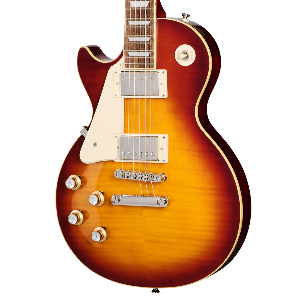 Epiphone Les Paul Standard 60s Figured Left-handed Electric Guitar - Iced Tea Burst