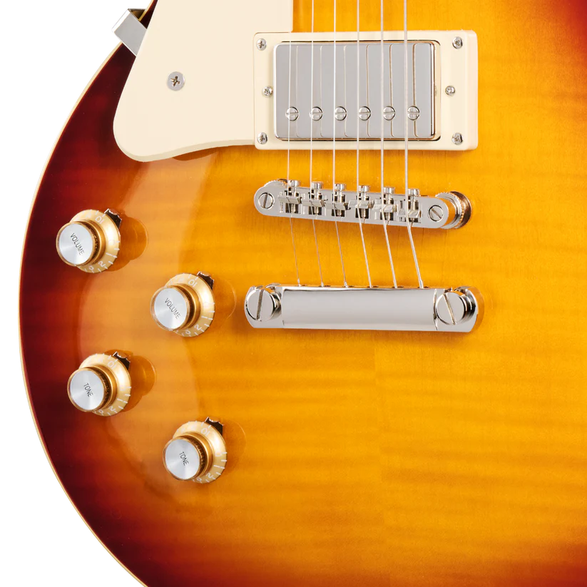 Epiphone Les Paul Standard 60s Figured Left-handed Electric Guitar - Iced Tea Burst
