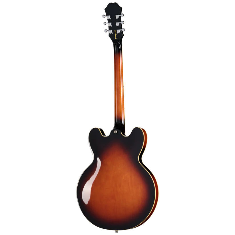 Epiphone Bonehead Riviera Semi-Hollowbody Electric Guitar - Dark Tobacco Sunburst