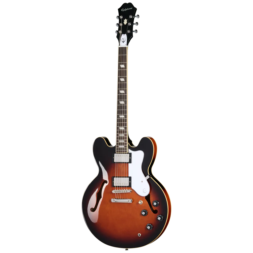 Epiphone Bonehead Riviera Semi-Hollowbody Electric Guitar - Dark Tobacco Sunburst