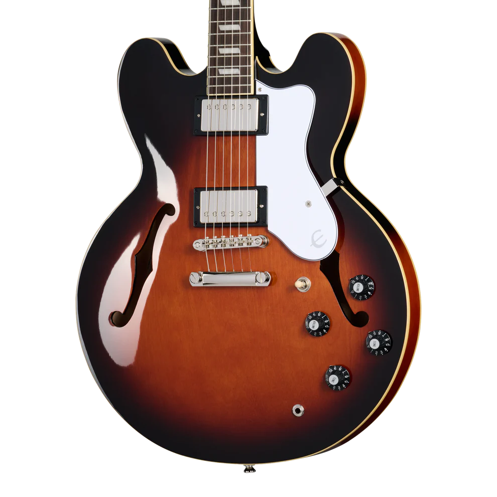 Epiphone Bonehead Riviera Semi-Hollowbody Electric Guitar - Dark Tobacco Sunburst
