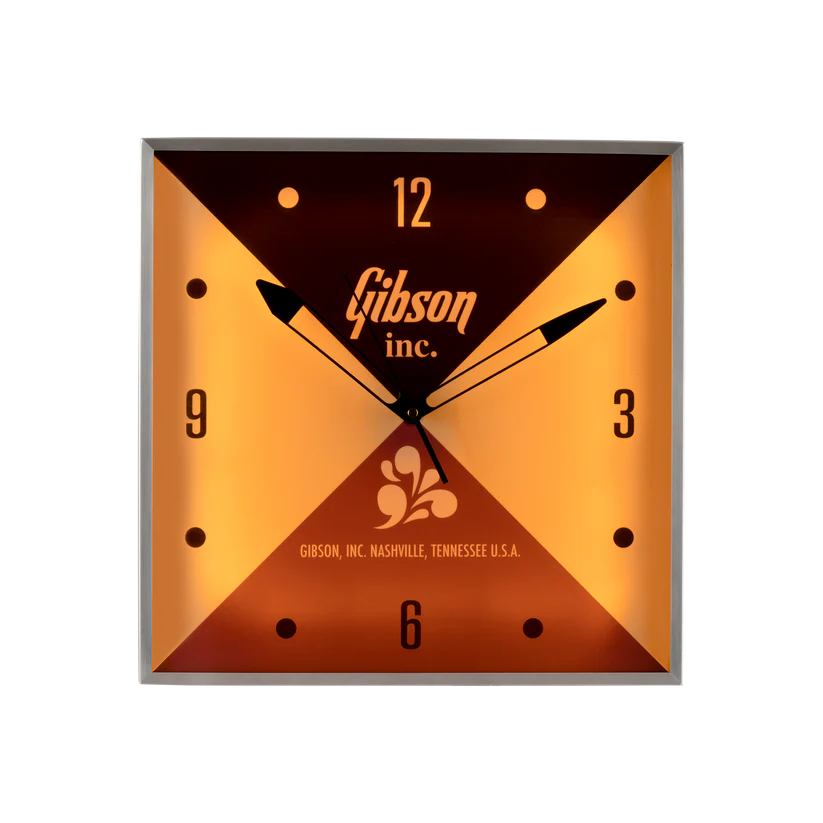 GIBSON LIFESTYLE GIBSON VINTAGE LIGHTED WALL CLOCK - GIBSON INC.
