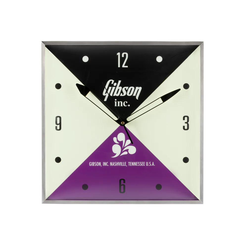 GIBSON LIFESTYLE GIBSON VINTAGE LIGHTED WALL CLOCK - GIBSON INC.