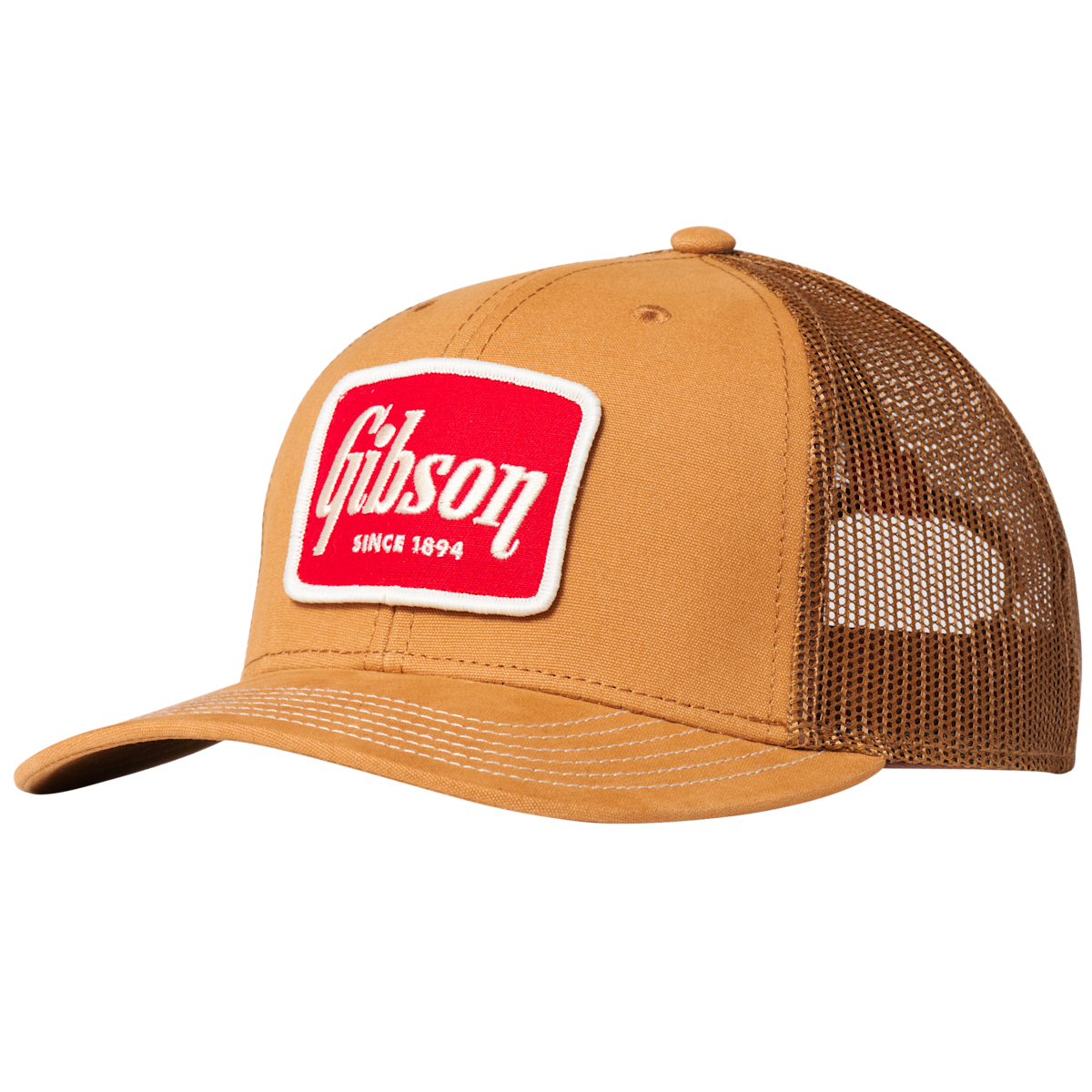 GIBSON ACCESSORIES CANVAS TRUCKER HAT (GA-CNVSTRHT)