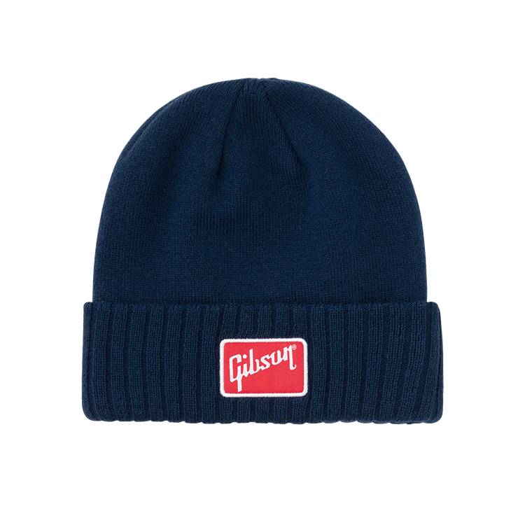 GIBSON ACCESSORIES CUFFED BEANIE (GA-GG-BLUEBEANIE)
