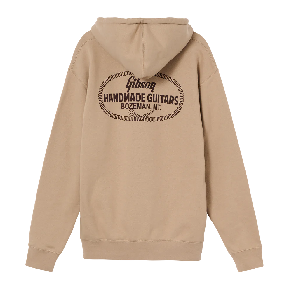 GIBSON HANDMADE GUITARS HOODIE - TAN