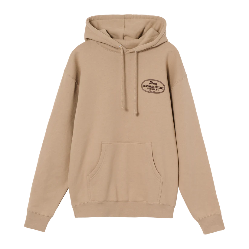 GIBSON HANDMADE GUITARS HOODIE - TAN