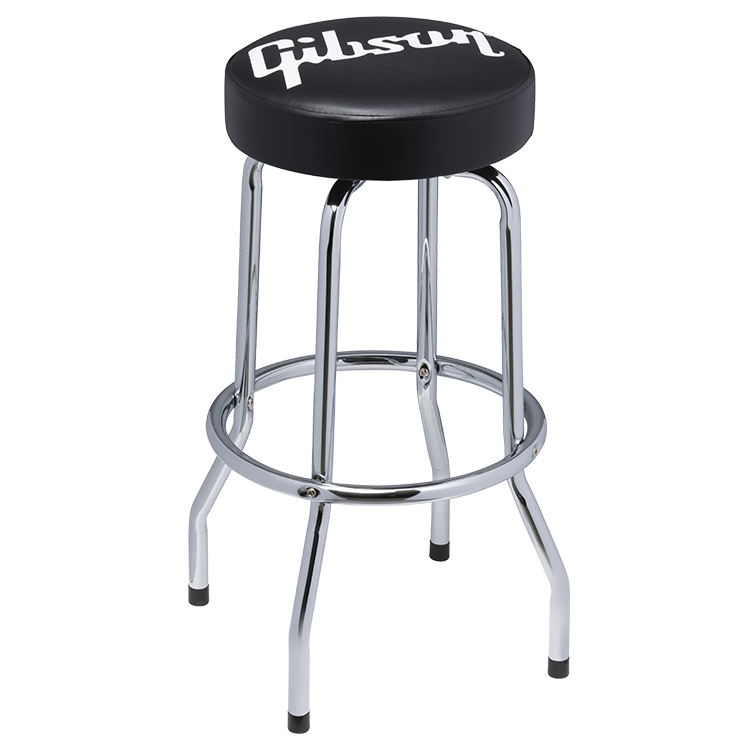 GIBSON ACCESSORIES PREMIUM PLAYING STOOL, STANDARD LOGO, TALL (GA-STOOL5)