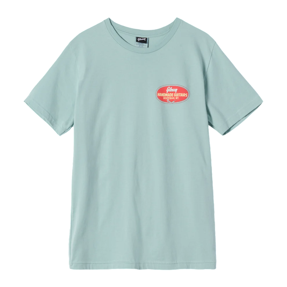 GIBSON HANDMADE GUITARS TEE - TEAL