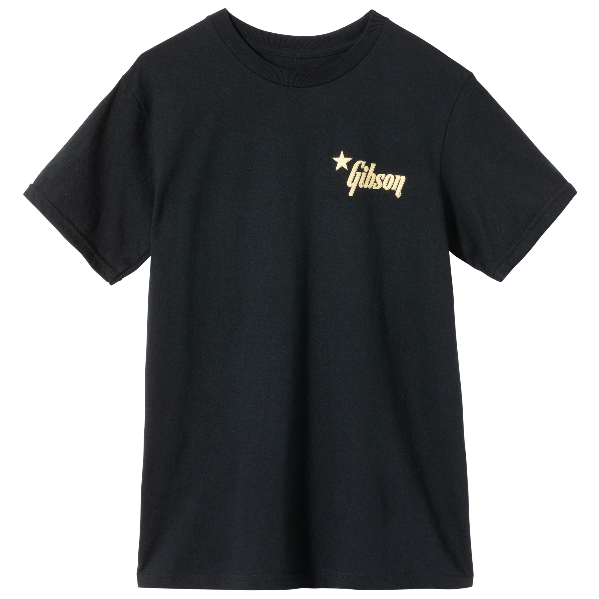 GIBSON ACCESSORIES ORIGINAL TONE T-SHIRT - BLACK (GA-TEE-STRG-BLK)