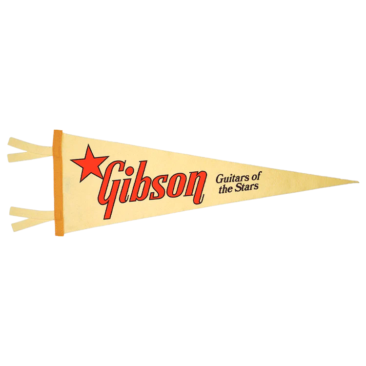 GIBSON LIFESTYLE "GUITARS OF THE STARS" OXFORD PENNANT