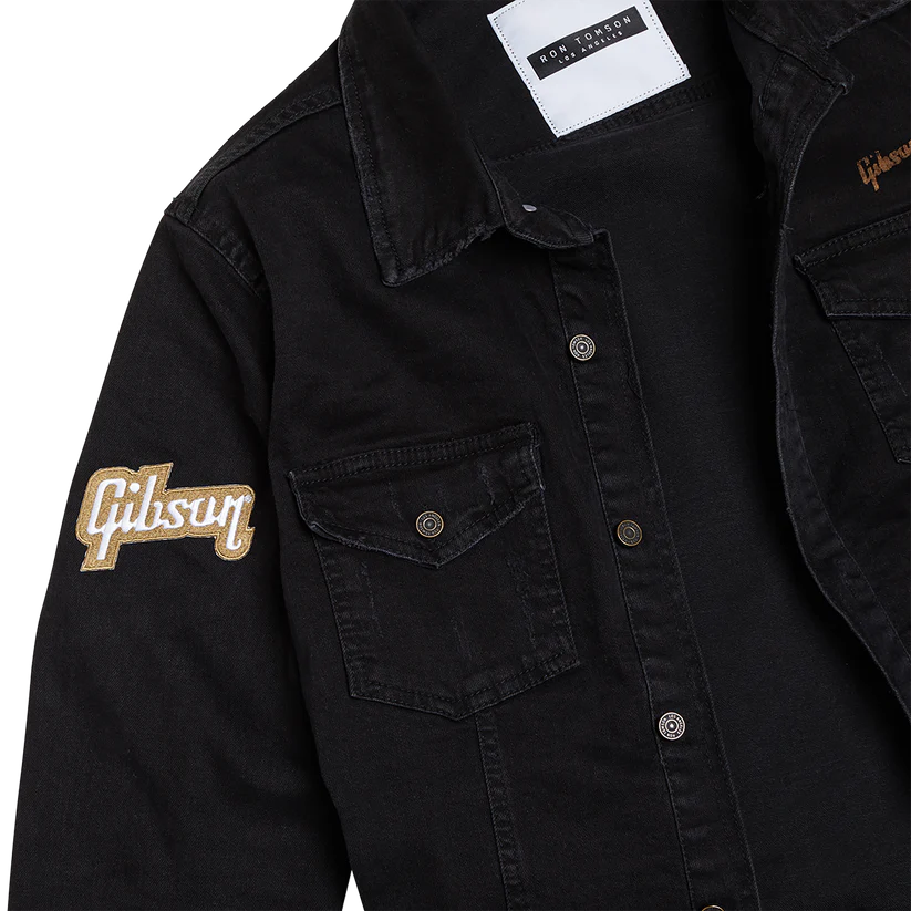 GIBSON LIFESTYLE LOGO IRON-ON PATCH - GOLD