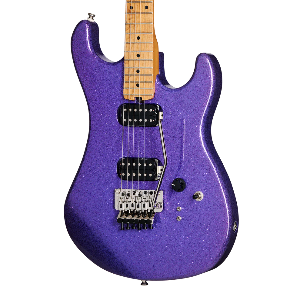 Kramer 84 HH Electric Guitar with Premium Gig Bag - Purple Sparkle