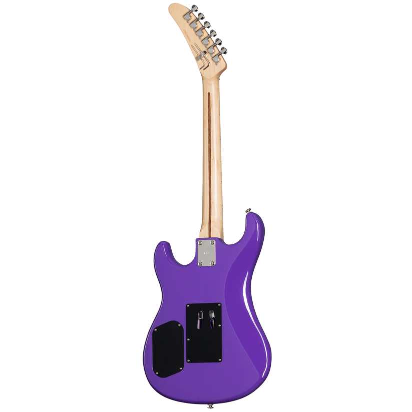 Kramer 84 Purple Splatter Electric Guitar with Premium Gig Bag - Shockwave with Purple Splatter
