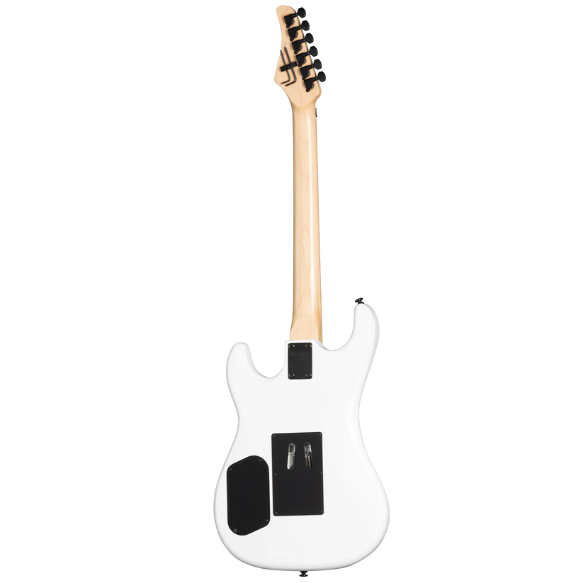 Kramer Pacer Wild Zebra Electric Guitar with Premium Gig Bag - Alpine White with Black Stripes