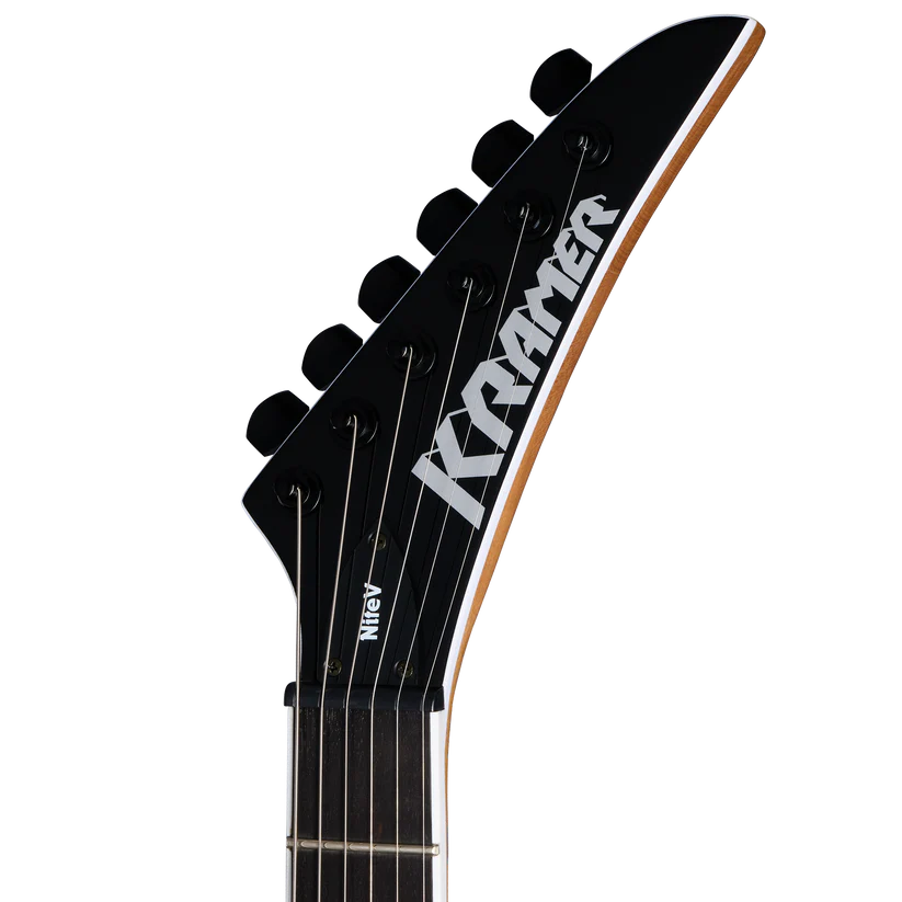 Kramer Nite-V Electric Guitar - Jet Black Metallic