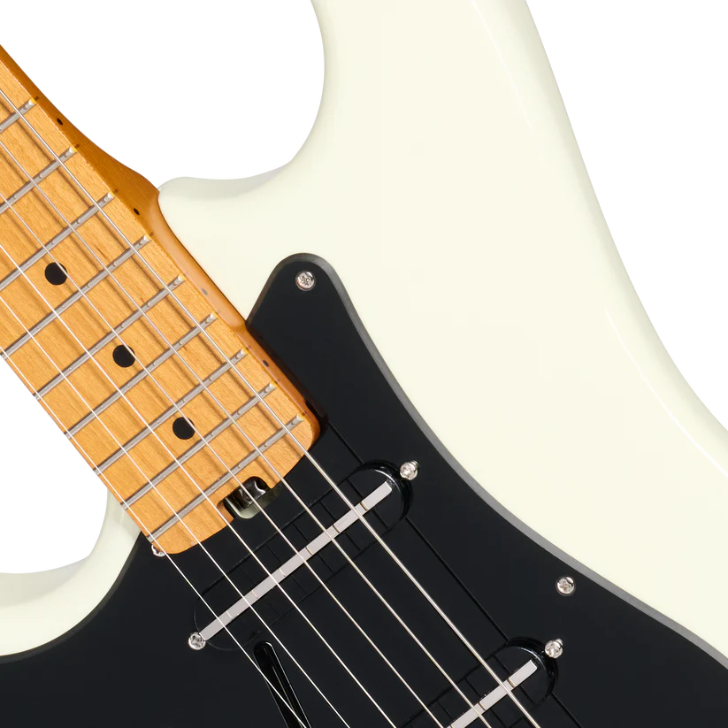 Kramer Pacer Deluxe Left-handed Electric Guitar with Premium Gig Bag - Classic White