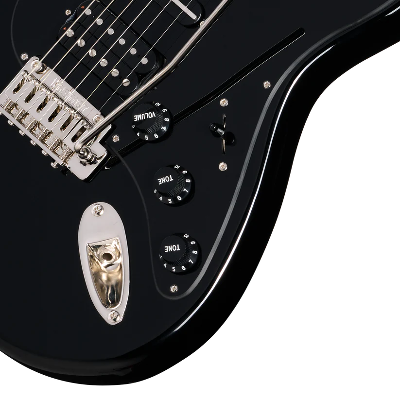 Kramer Pacer Deluxe GT Electric Guitar with Premium Gig Bag - Intruder Black