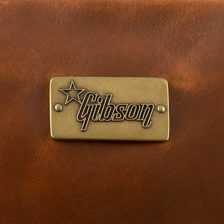 GIBSON LIFTON LEATHER BACKPACK - BROWN