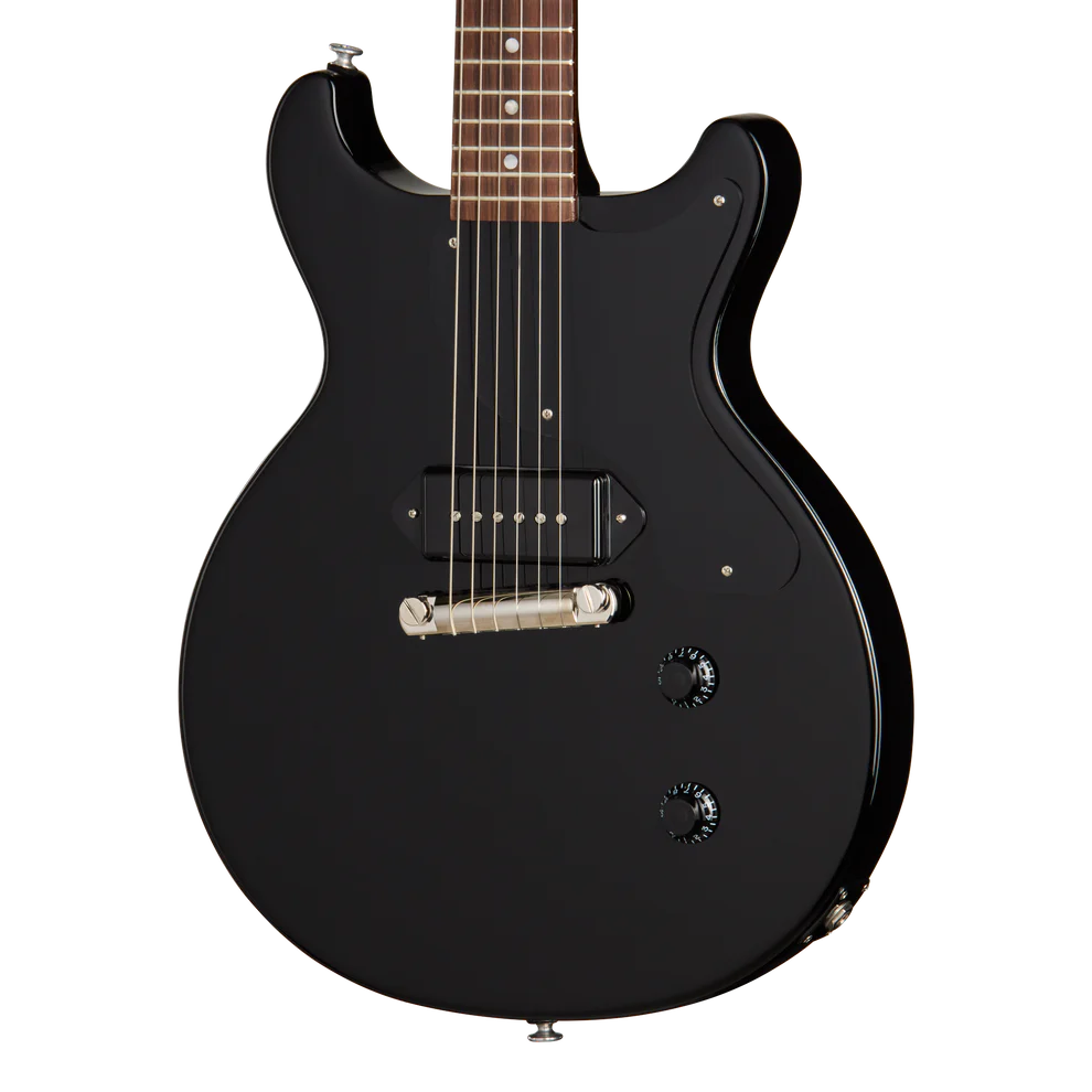 GIBSON LES PAUL JUNIOR DOUBLE CUT ELECTRIC GUITAR - EBONY