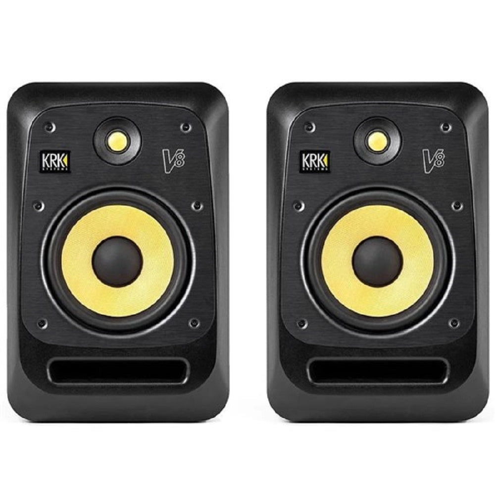 KRK V8 S4 8" Powered Studio Monitor - Pair