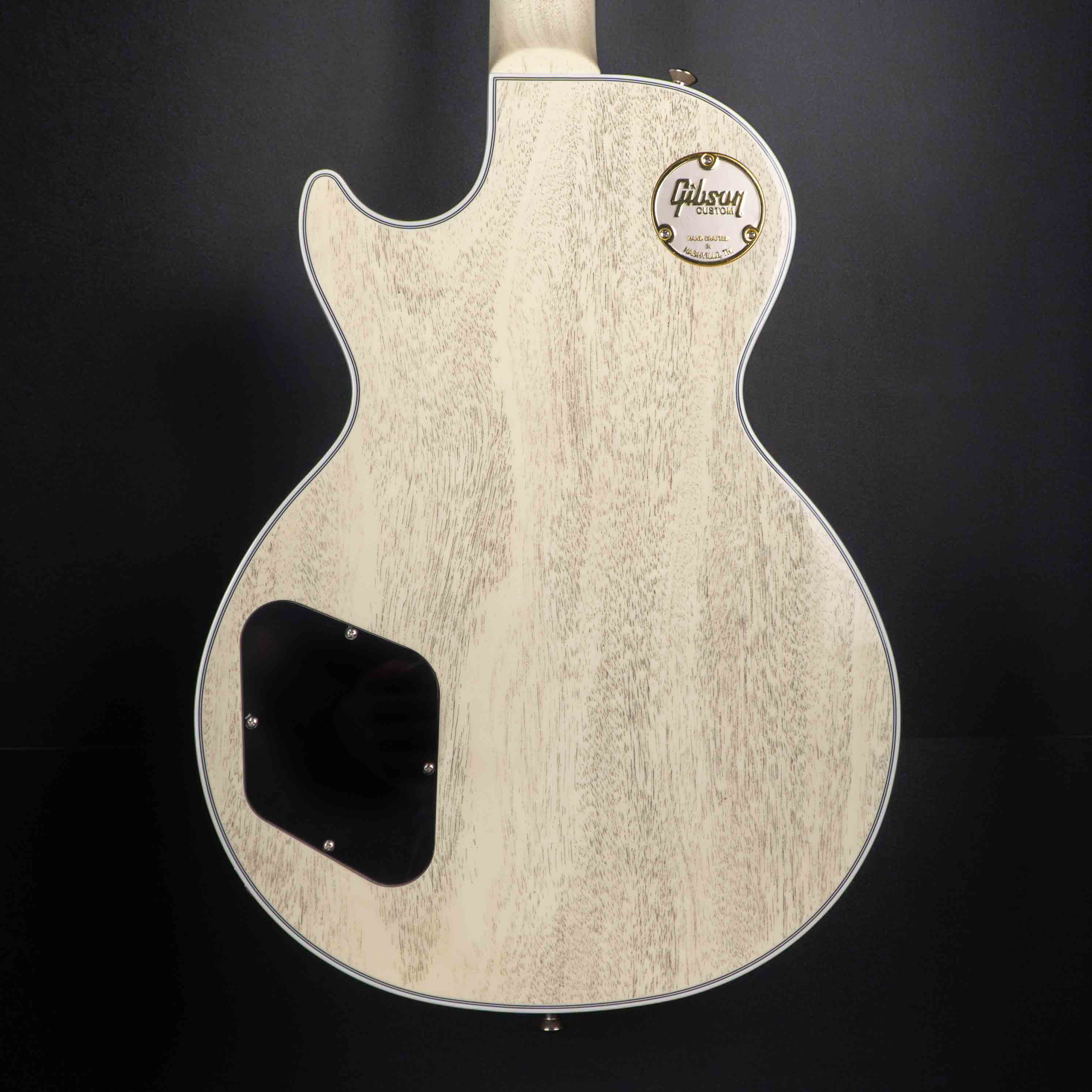 GIBSON JO BRANKO SELECT MADE TO MEASURE LES PAUL CUSTOM FIGURED TOP - V3 NECK - BENGAL BURST - TV WHITE BACK W/STINGER GLOSS NH