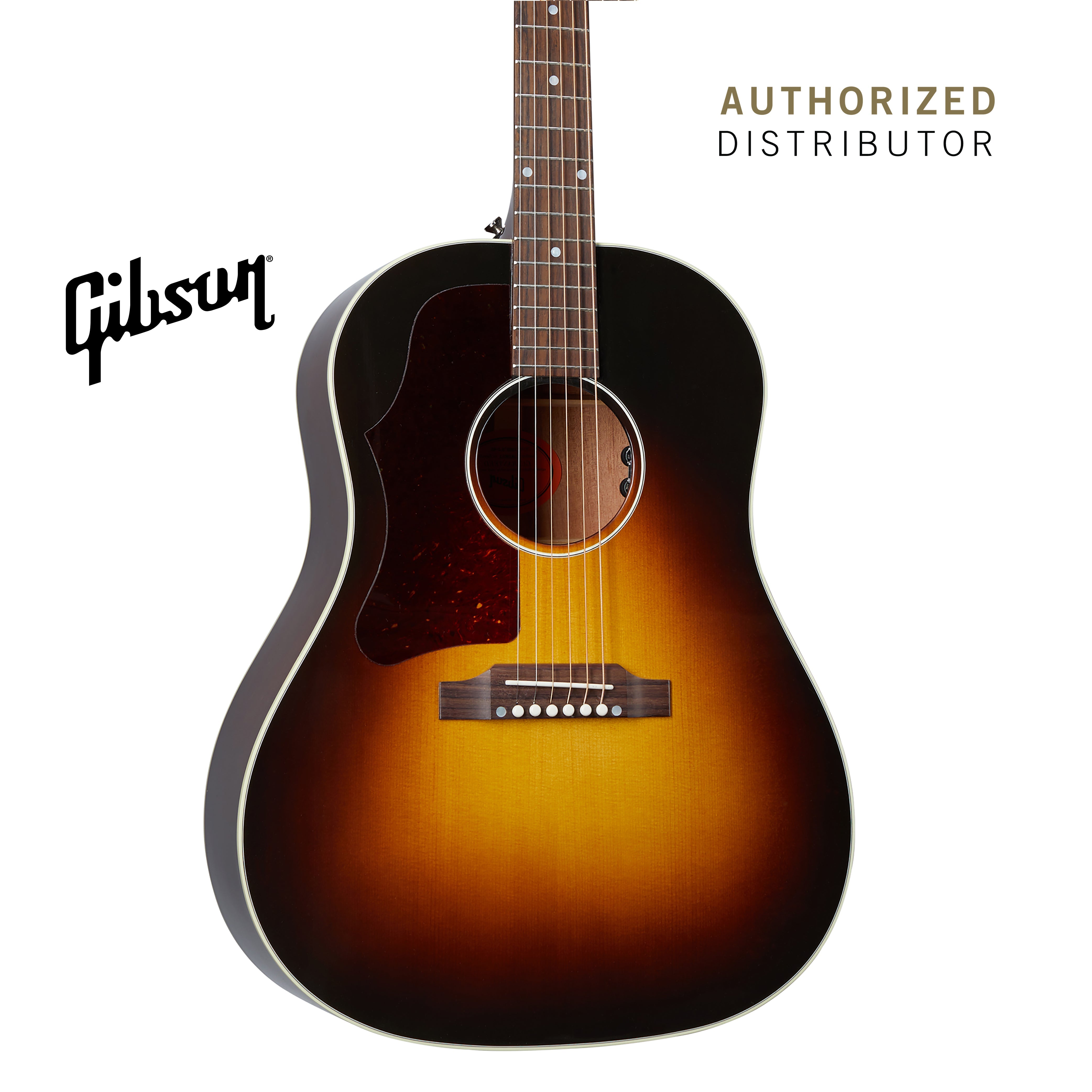 GIBSON 50S J-45 ORIGINAL LEFT-HANDED ACOUSTIC-ELECTRIC GUITAR - VINTAGE SUNBURST
