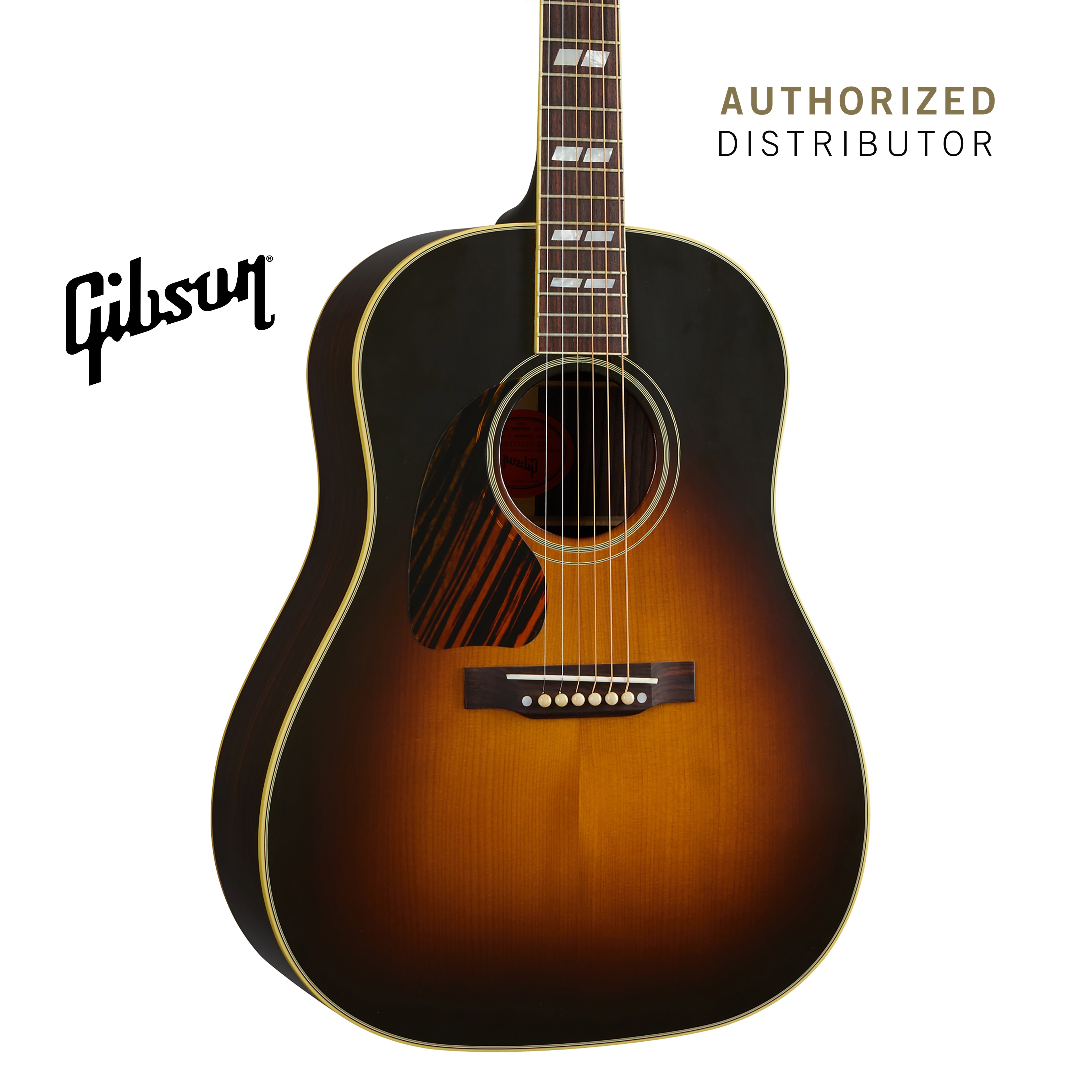 GIBSON 1942 BANNER SOUTHERN JUMBO LEFT-HANDED ACOUSTIC GUITAR - VINTAGE SUNBURST