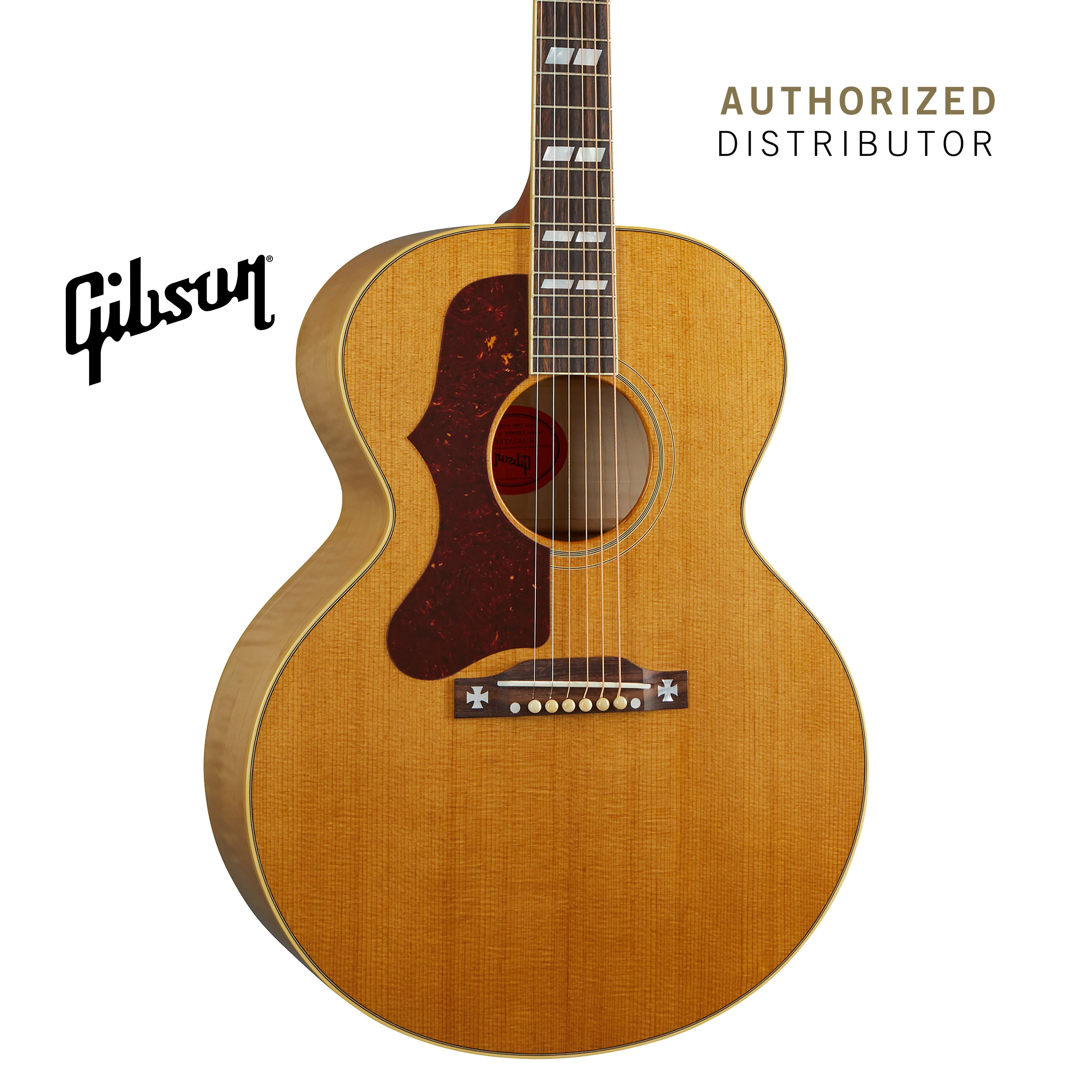 GIBSON 1952 J-185 LEFT-HANDED ACOUSTIC GUITAR - ANTIQUE NATURAL