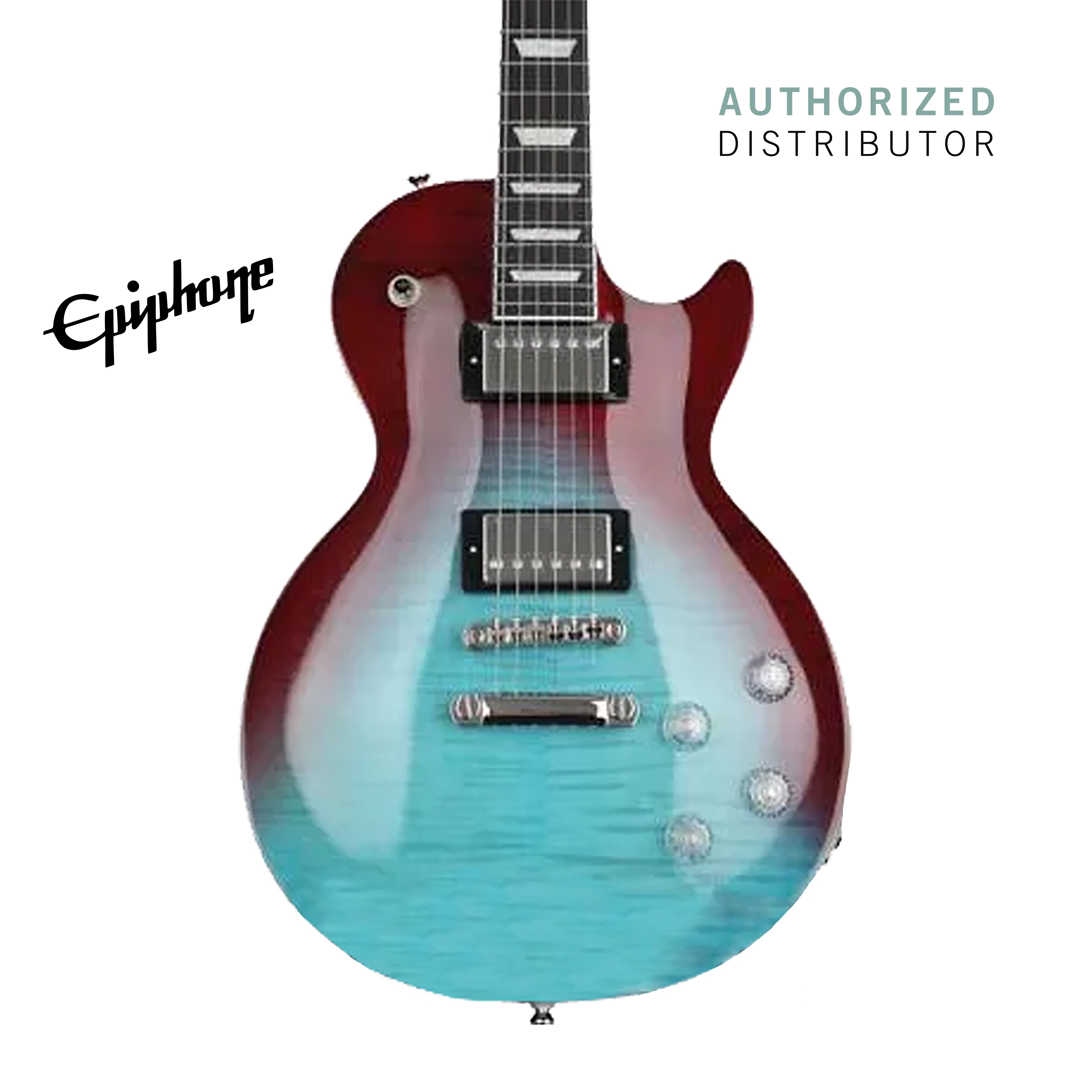 Epiphone Les Paul Modern Figured Electric Guitar - Blueberry Fade