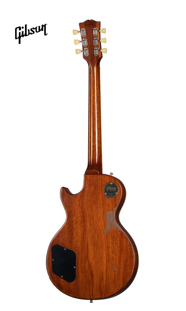 GIBSON 1959 LES PAUL STANDARD REISSUE HEAVY AGED ELECTRIC GUITAR - GREEN LEMON FADE