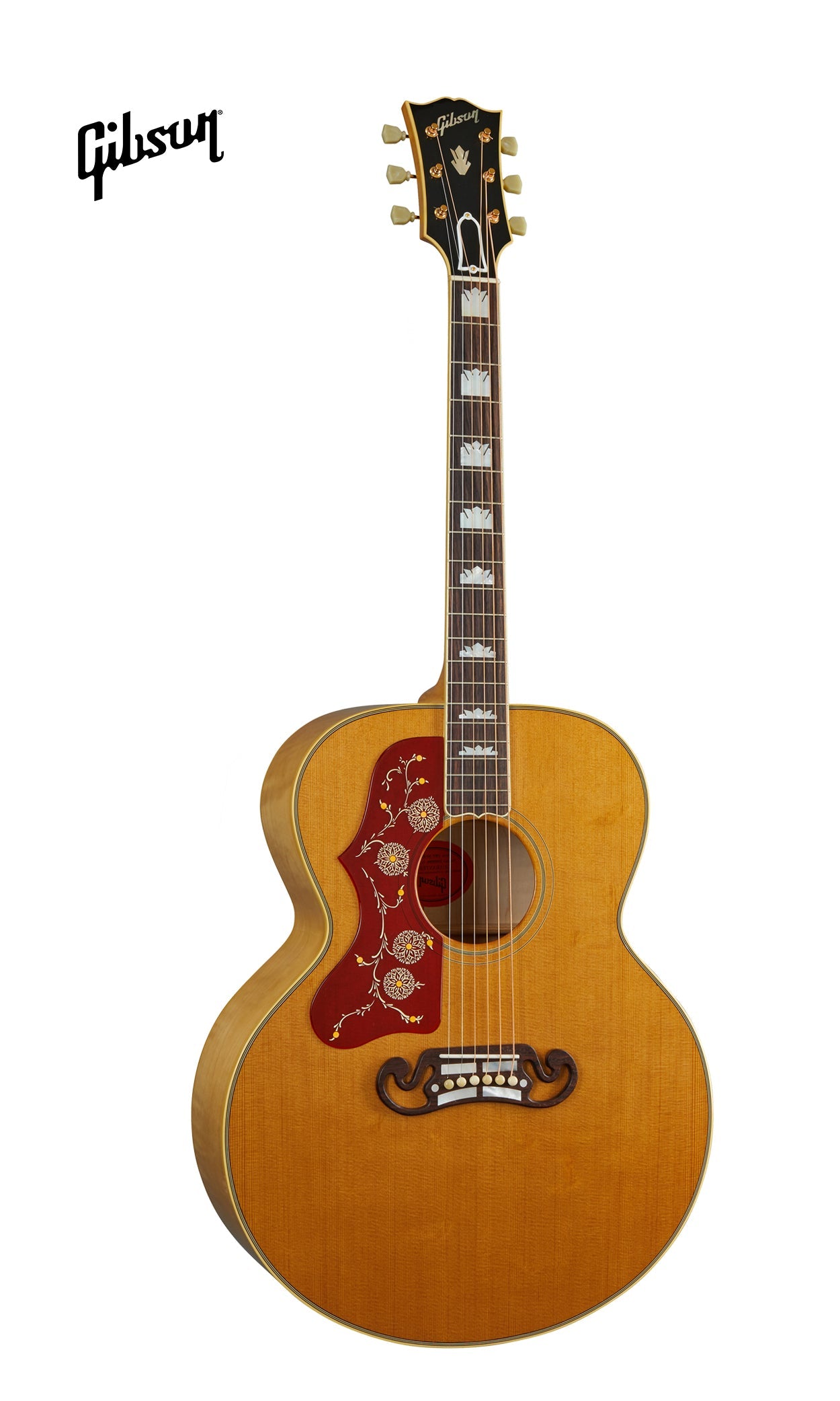 GIBSON 1957 SJ-200 LEFT-HANDED ACOUSTIC GUITAR - ANTIQUE NATURAL