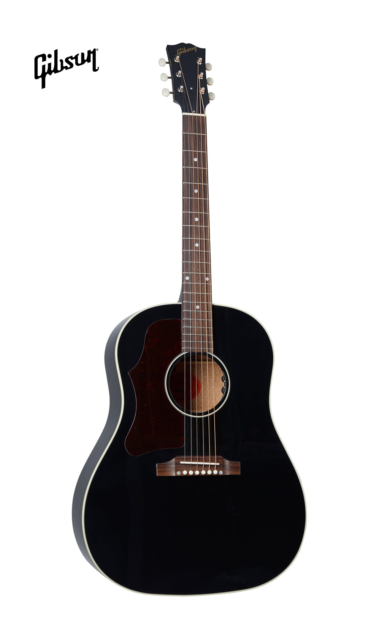 GIBSON 50S J-45 ORIGINAL LEFT-HANDED ACOUSTIC-ELECTRIC GUITAR - EBONY