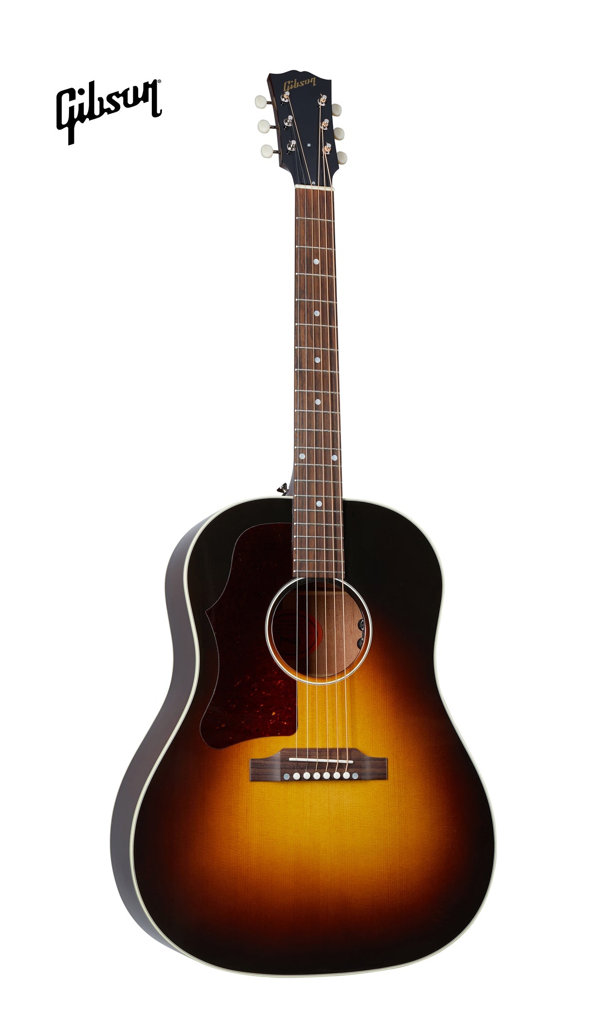 GIBSON 50S J-45 ORIGINAL LEFT-HANDED ACOUSTIC-ELECTRIC GUITAR - VINTAGE SUNBURST