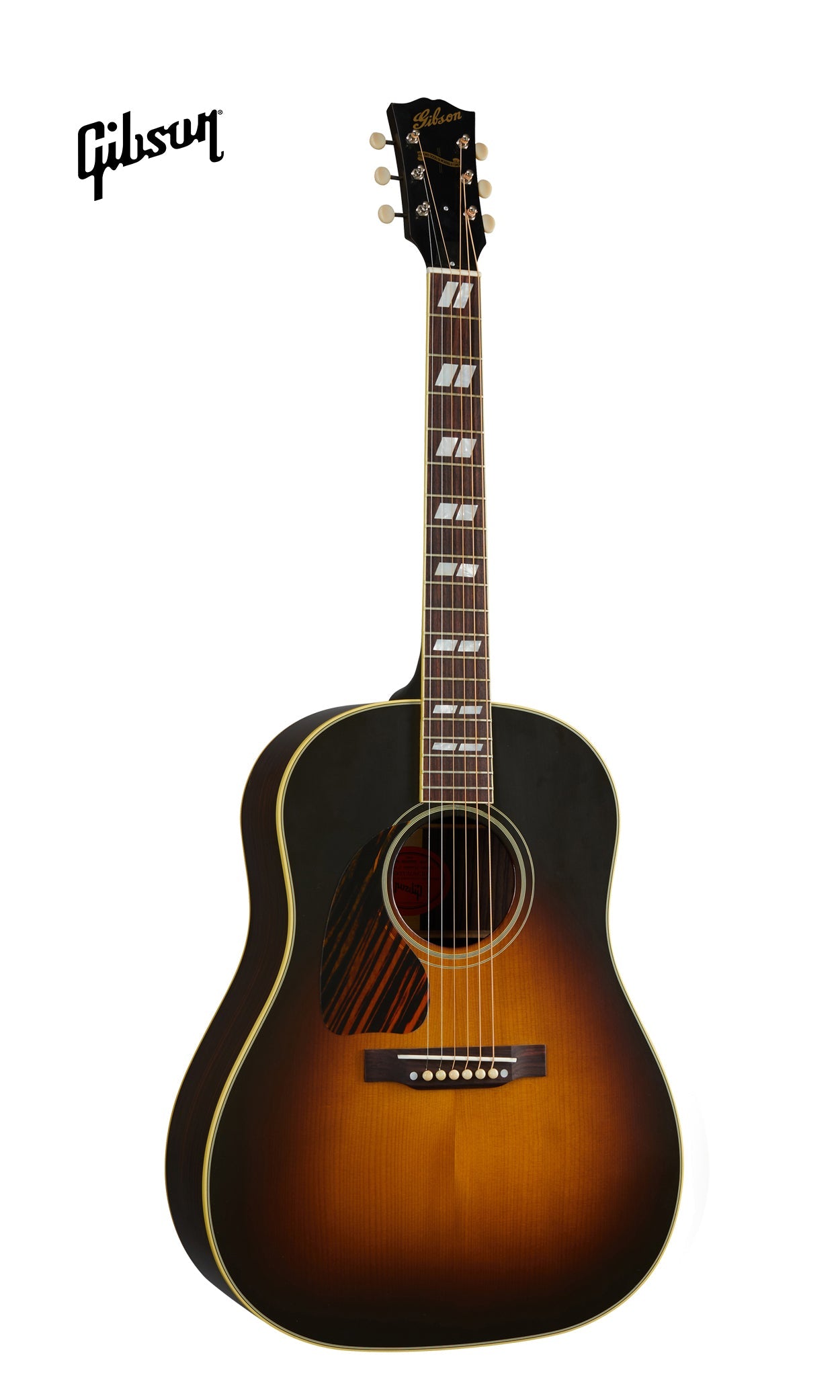 GIBSON 1942 BANNER SOUTHERN JUMBO LEFT-HANDED ACOUSTIC GUITAR - VINTAGE SUNBURST