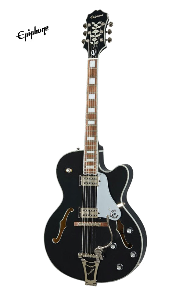 Epiphone Emperor Swingster Hollowbody Electric Guitar - Black Aged Gloss